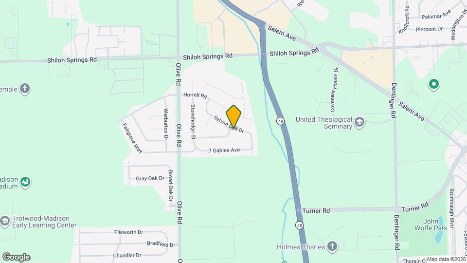 4571 Sylvan Oak Dr Map and Location Details