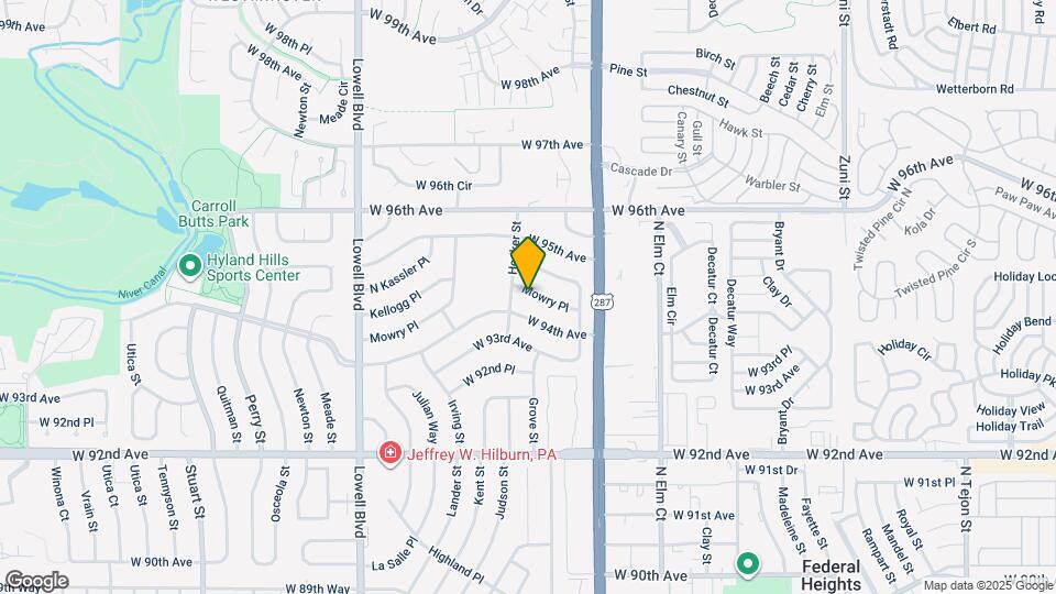 3230 Mowry Pl Map and Location Details