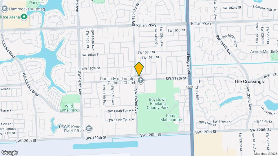 14101 SW 112th St Map and Location Details