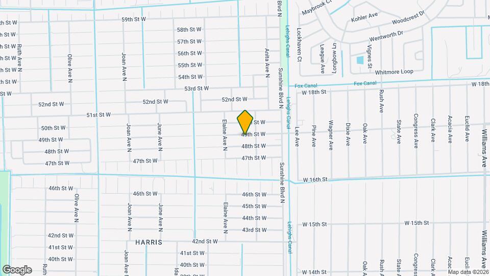 2607 49th St W Map and Location Details