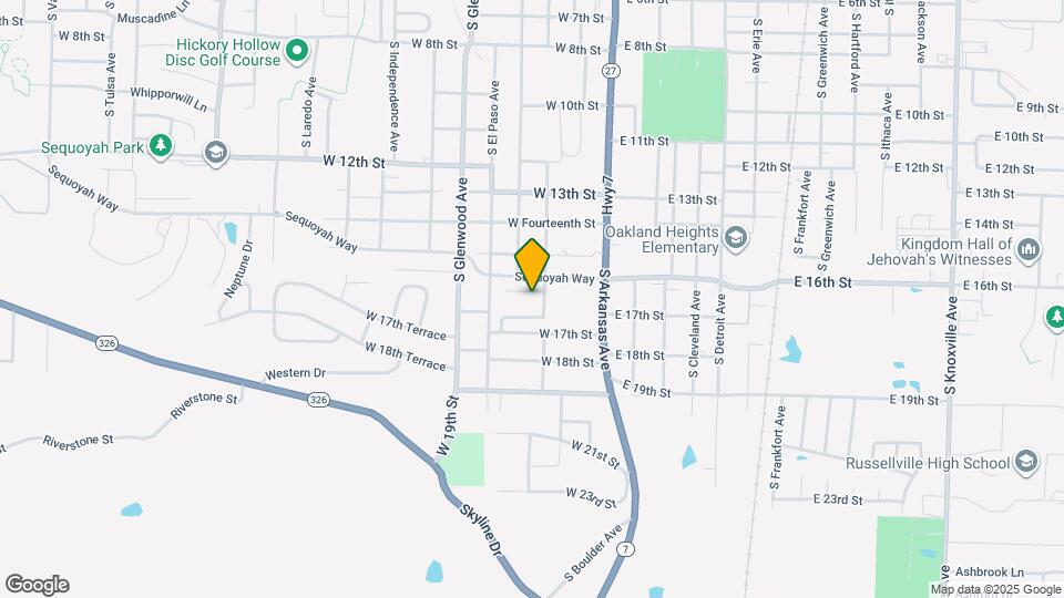 17 W 16th Pl Map and Location Details