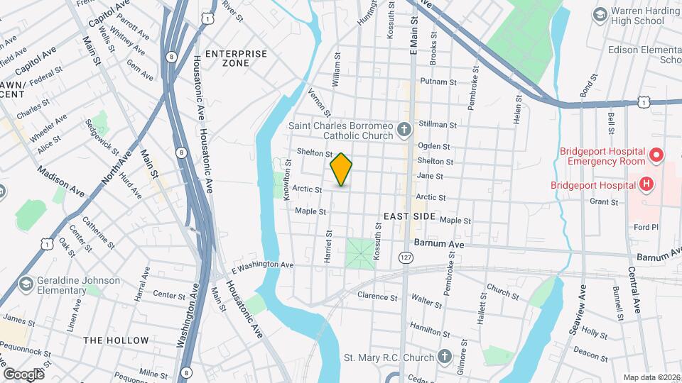 227 Arctic St Map and Location Details