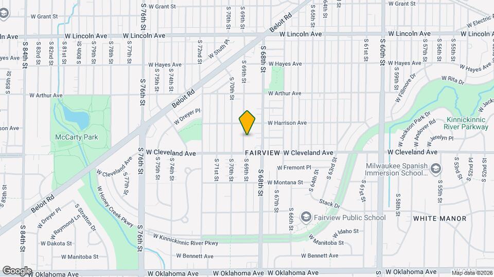 2642 S 69th St Map and Location Details