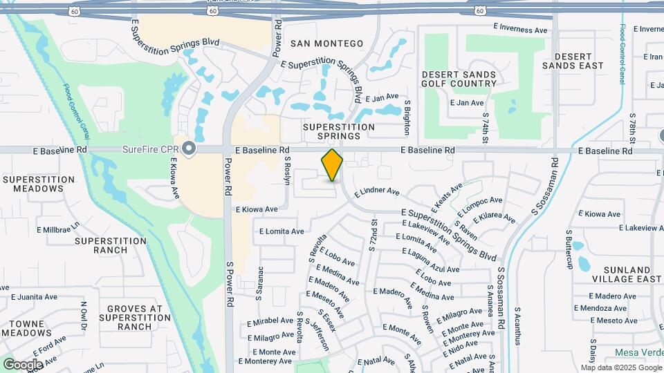 7052 E Kessler Ave Map and Location Details