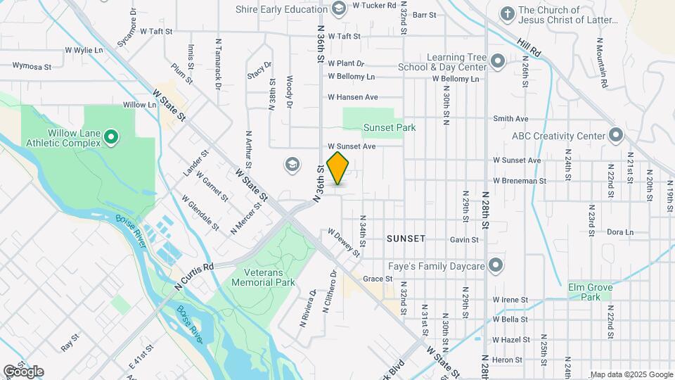 3524 W Anderson St Map and Location Details