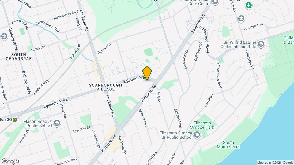 3233 Eglinton Ave E, Unit 1406 Map and Location Details
