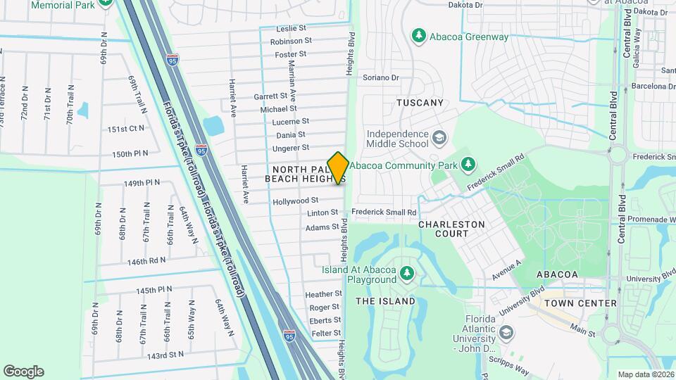 6016 Pompano St Map and Location Details