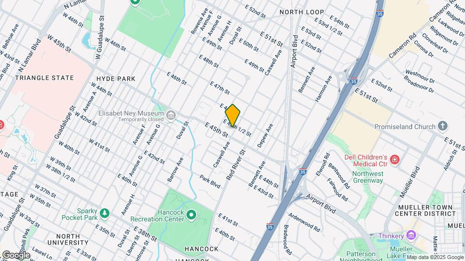 4506 Caswell Ave Map and Location Details