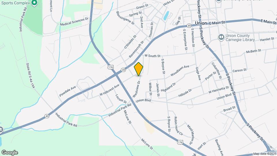 206 Westview Dr Map and Location Details