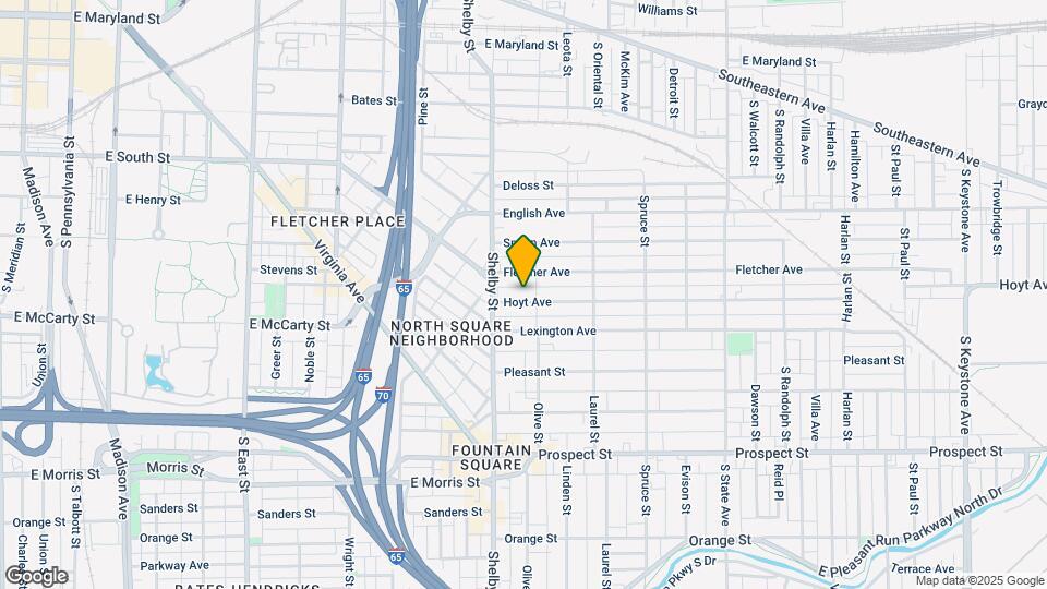 1140 Hoyt Ave Map and Location Details