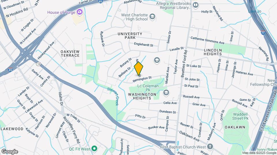 2728 Remington St Map and Location Details