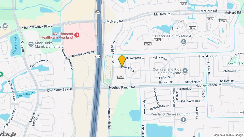 1103 W Brompton Dr Map and Location Details