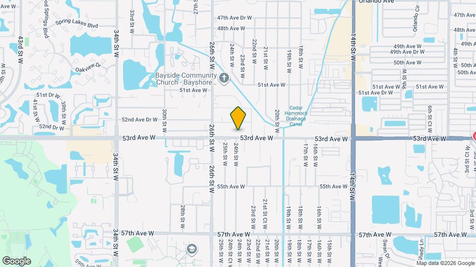 2315 53rd Ave W Map and Location Details