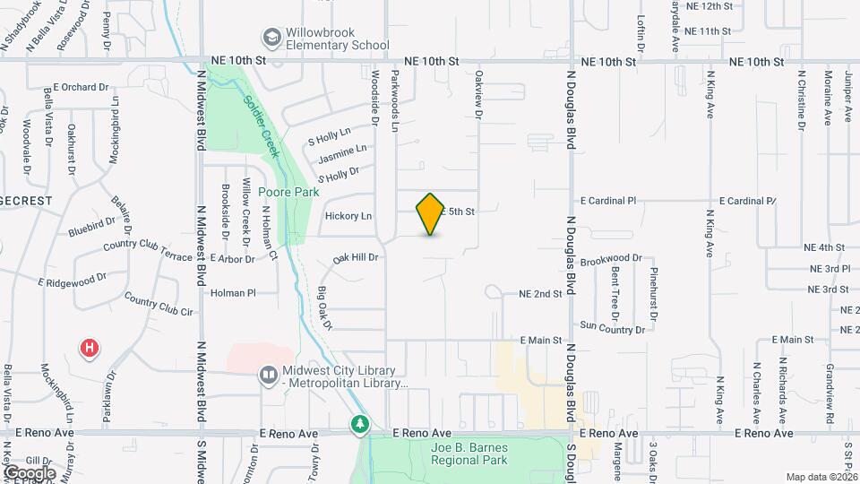 1328 Hazelwood Dr Map and Location Details