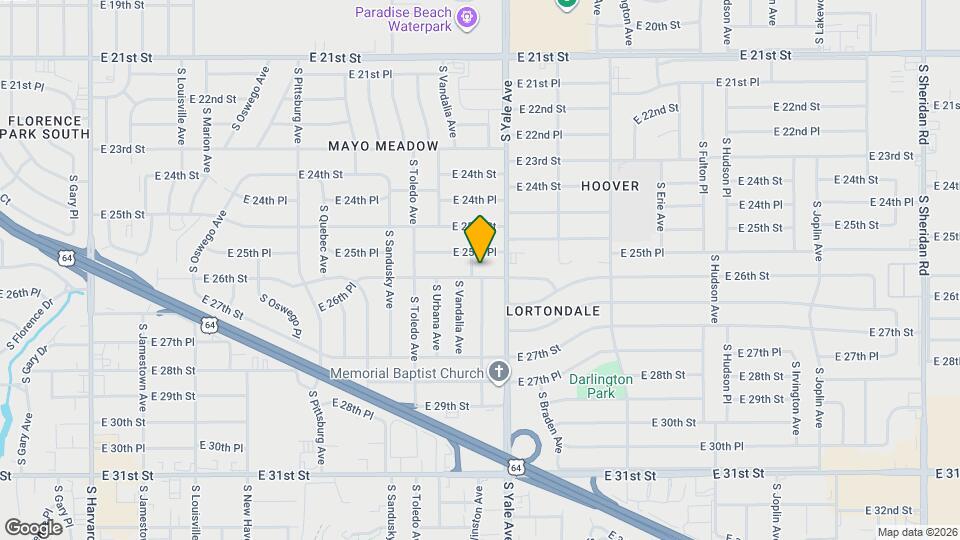 4807 E 26th St Map and Location Details