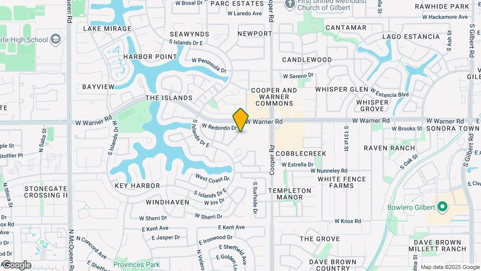 825 S Cancun Dr Map and Location Details