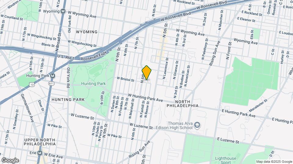 4300 N Fairhill St Mapa y Detalles de la Ubicación