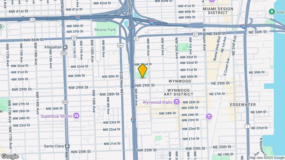 550 NW 30th St Map and Location Details