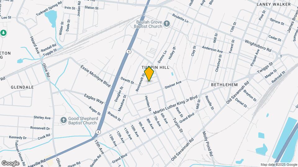 1355 Dewitt St Map and Location Details