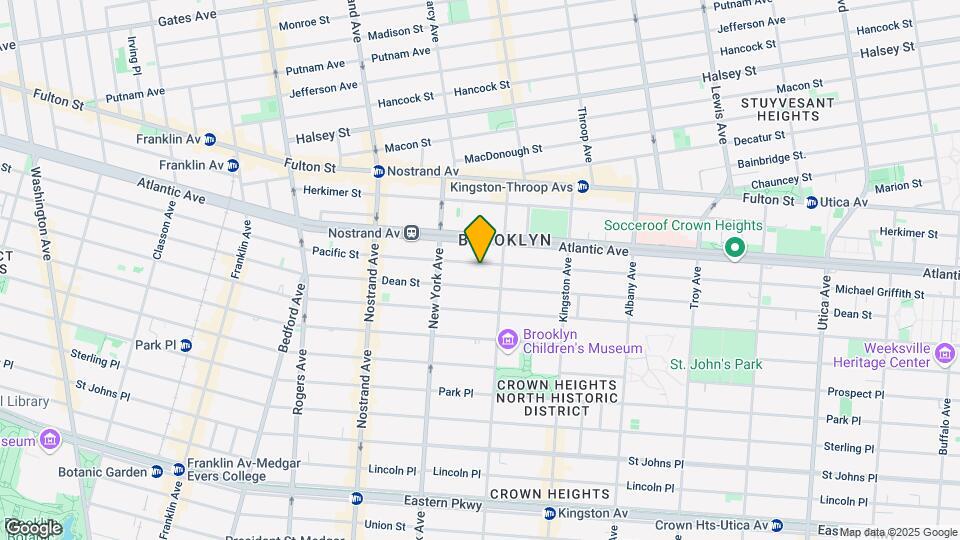 1362 Pacific St Map and Location Details