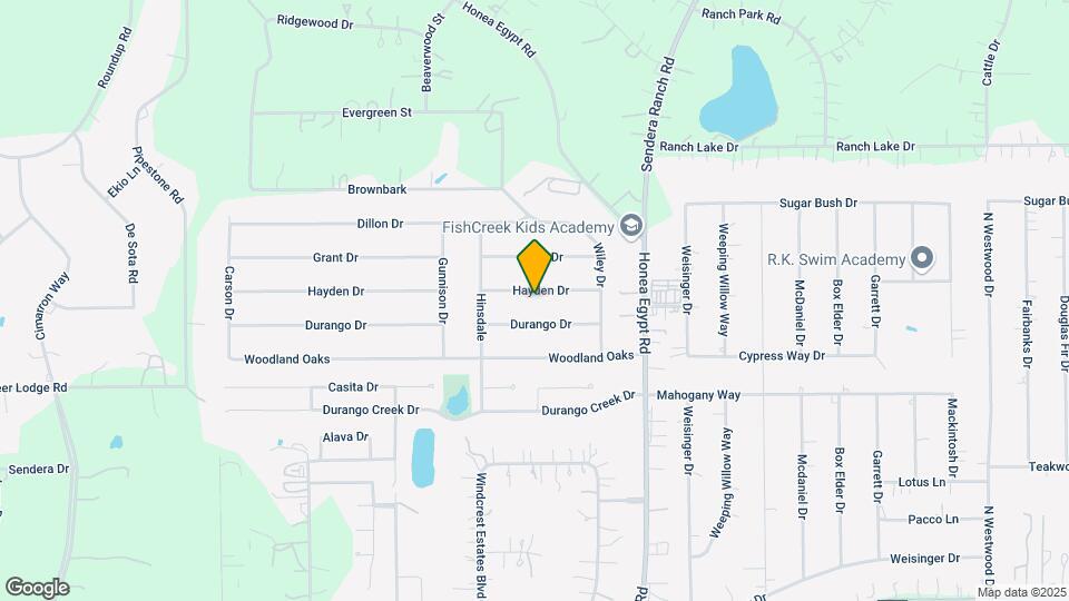 6603 Hayden Dr Map and Location Details