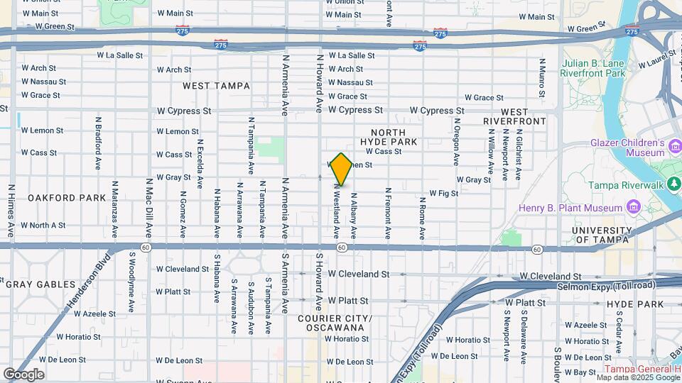 323 N Westland Ave Mapa y Detalles de la Ubicación