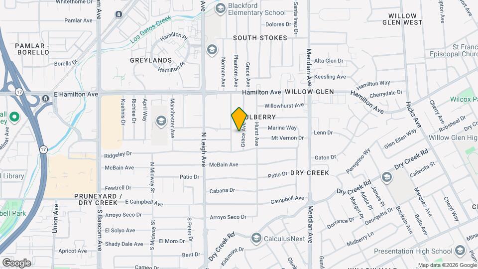1791 Grace Ave Mapa y Detalles de la Ubicación