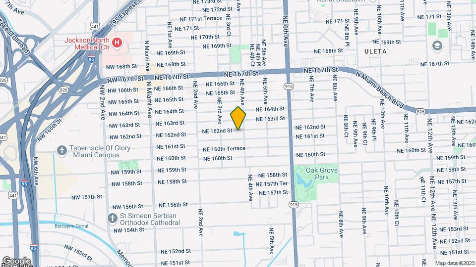 372 NE 162nd St Map and Location Details