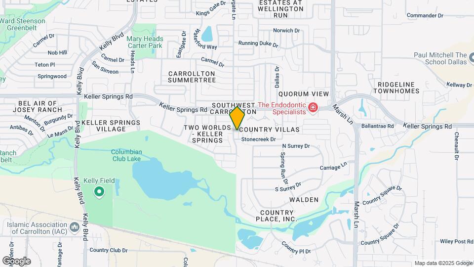 2106 Willowgate Ln Map and Location Details