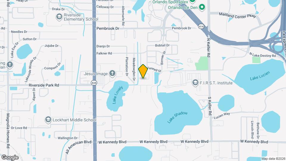 7613 Avonwood Ct, Unit C312 Map and Location Details