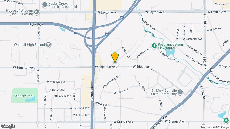 10535 W Spring Green Rd Map and Location Details