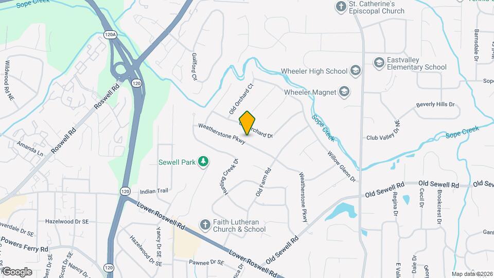 210 Weatherstone Pkwy Map and Location Details