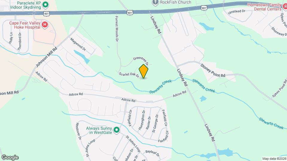 229 Scarlet Oak Dr Map and Location Details