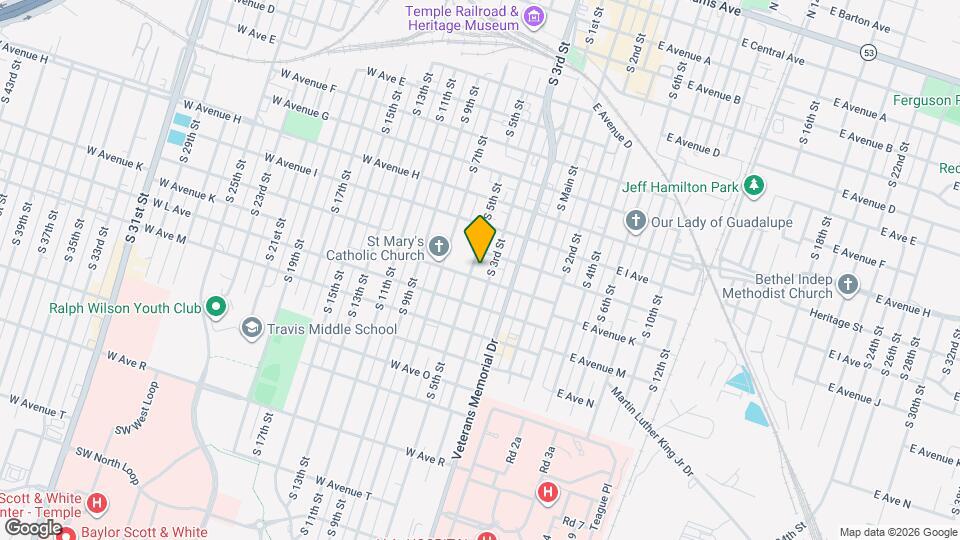 1014 S 3rd St Mapa y Detalles de la Ubicación
