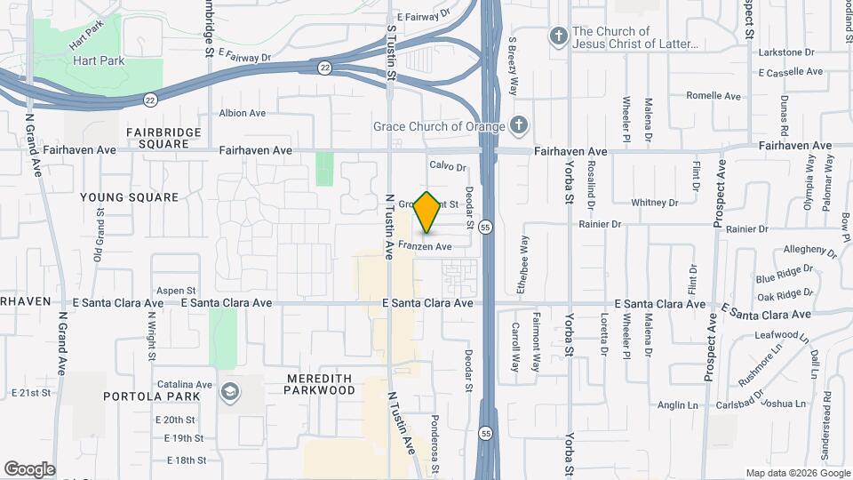 2229 Franzen Ave Map and Location Details