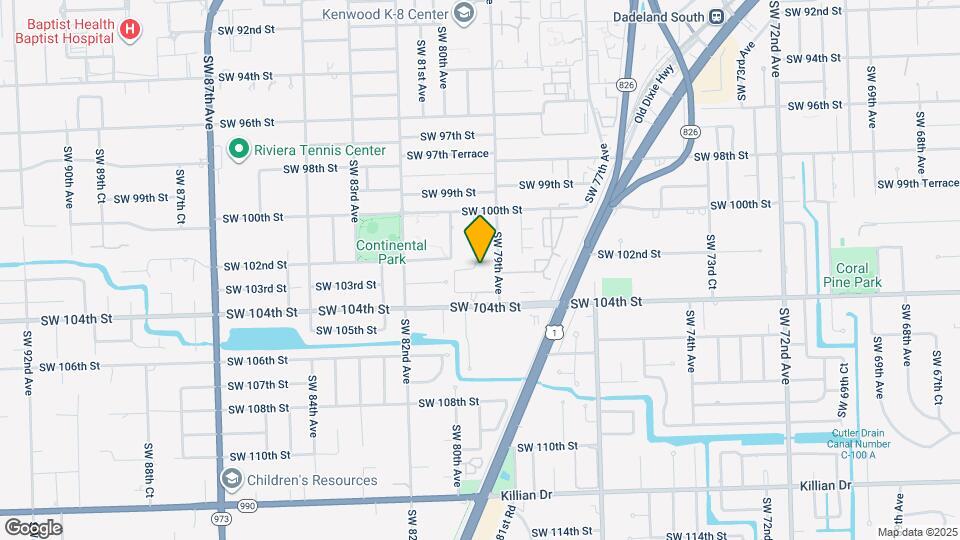7909 SW 104th St, Unit 113G Map and Location Details