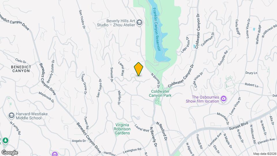 1230 Shadow Hill Way Map and Location Details