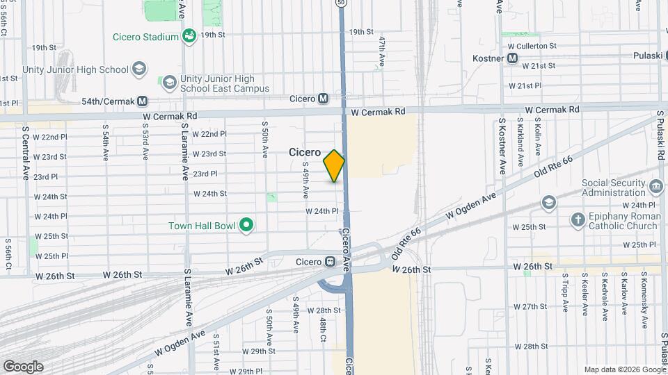 4816 W 24th St Map and Location Details