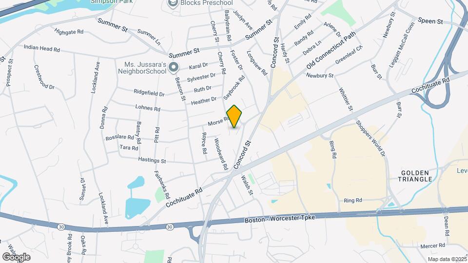 144 Old Connecticut Path Map and Location Details