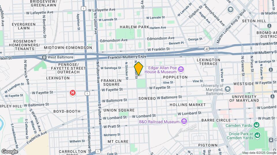 1524 W Lexington St Mapa y Detalles de la Ubicación