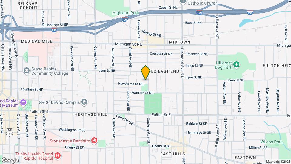 765 Hawthorne St NE Map and Location Details