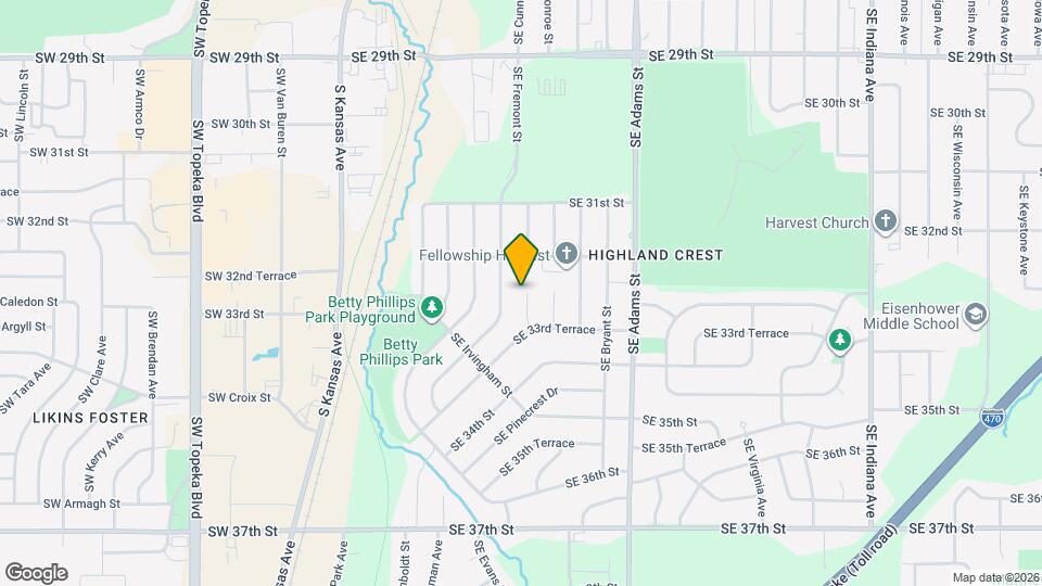 3301 SE Emerson St Map and Location Details