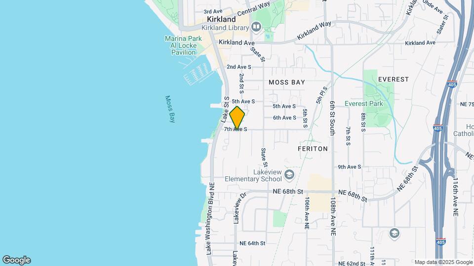 Kirkland View Fourplex Map and Location Details