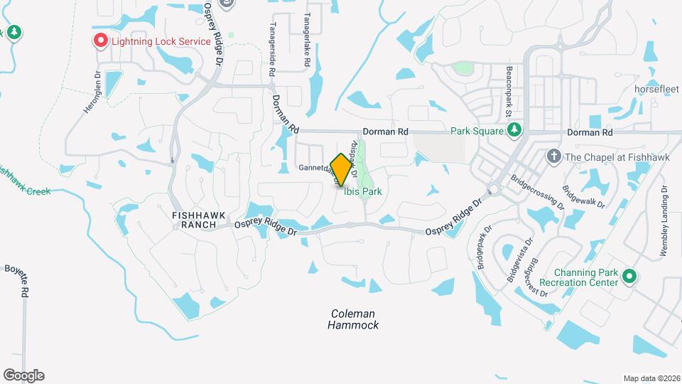 6202 Gannetdale Dr Map and Location Details