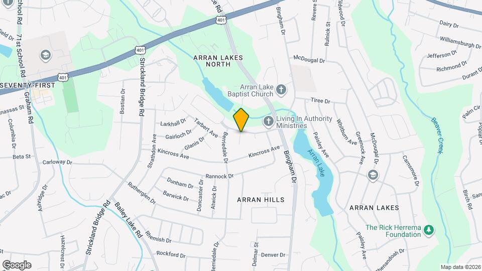 1429 Artesian Ct Map and Location Details