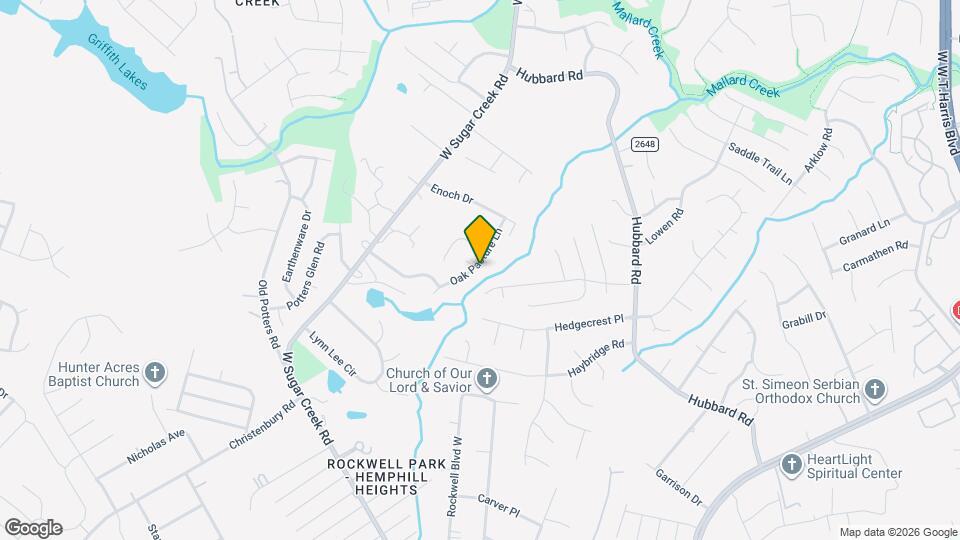 5000 Oak Pasture Ln Map and Location Details