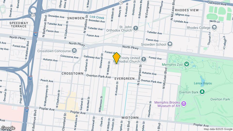 443 N Avalon St Mapa y Detalles de la Ubicación