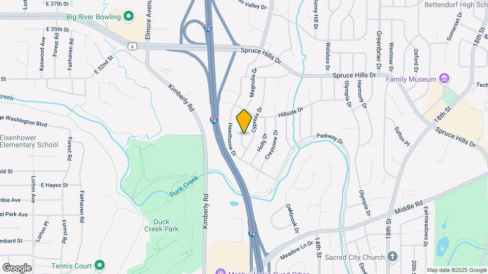 2607-2609 Magnolia Dr Map and Location Details