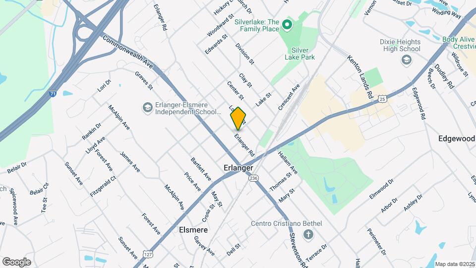 50 Erlanger Rd Map and Location Details