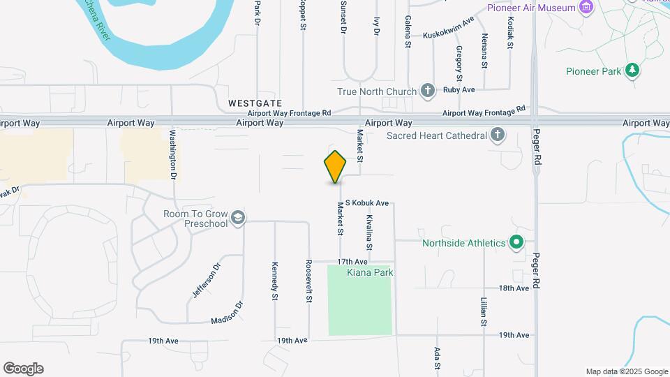 1580 Market St, Unit B - Upstairs bd 2 Map and Location Details